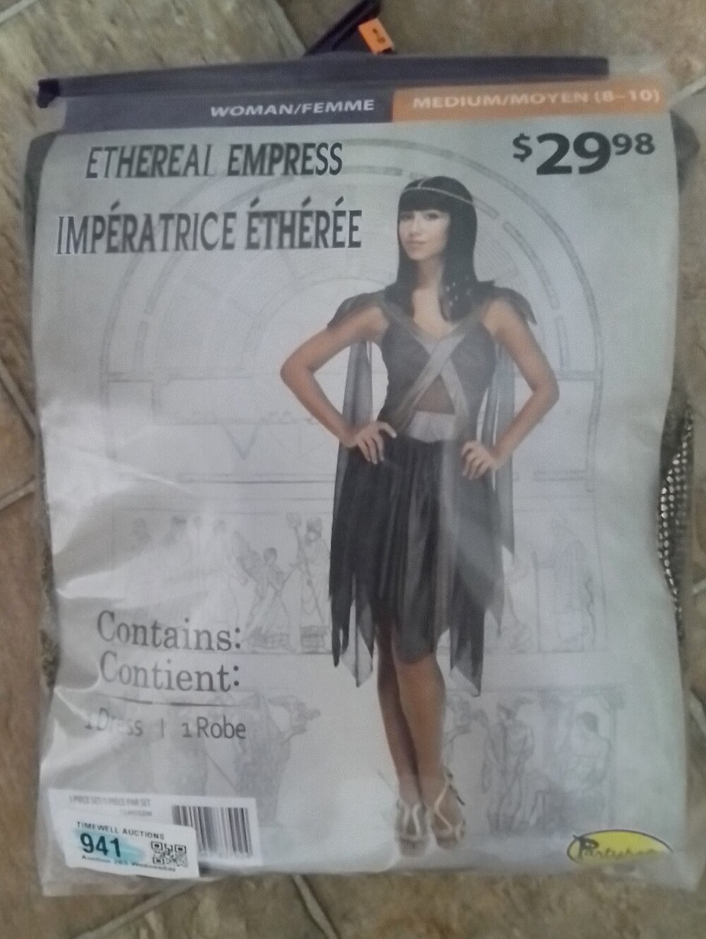 NWT Ethereal Empress Costume in Black and Gold